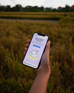 Designelemente im digitalen Brandguide für eine Corporate Plattform für mentale Gesundheit mit dem Namen Modern Health Campus